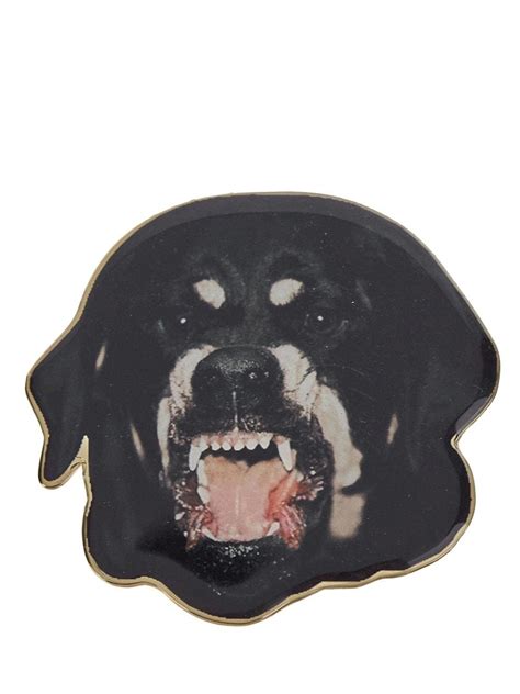 Givenchy Rottweiler Badge Pin 